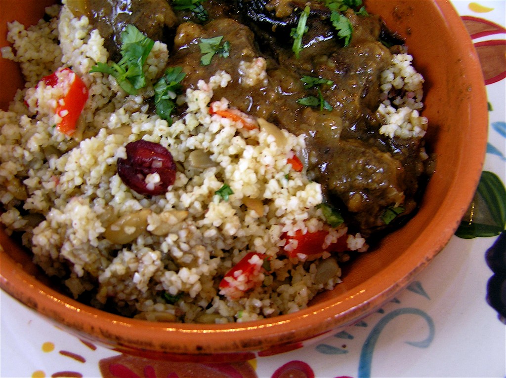 Slow Cooker Moroccan Lamb and Prune Tagine the zen of slow cooking