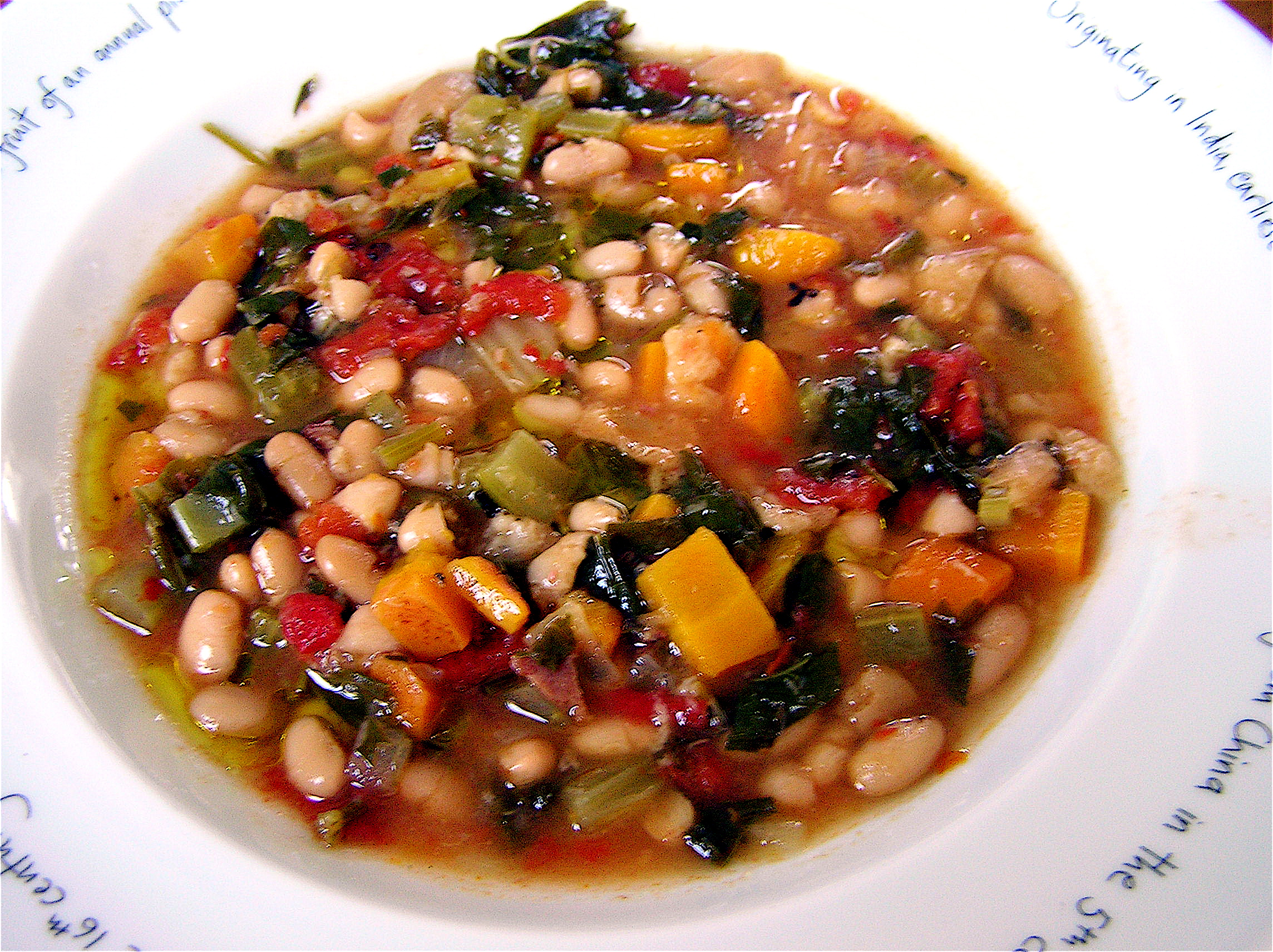 Italian Bean Soup the zen of slow cooking