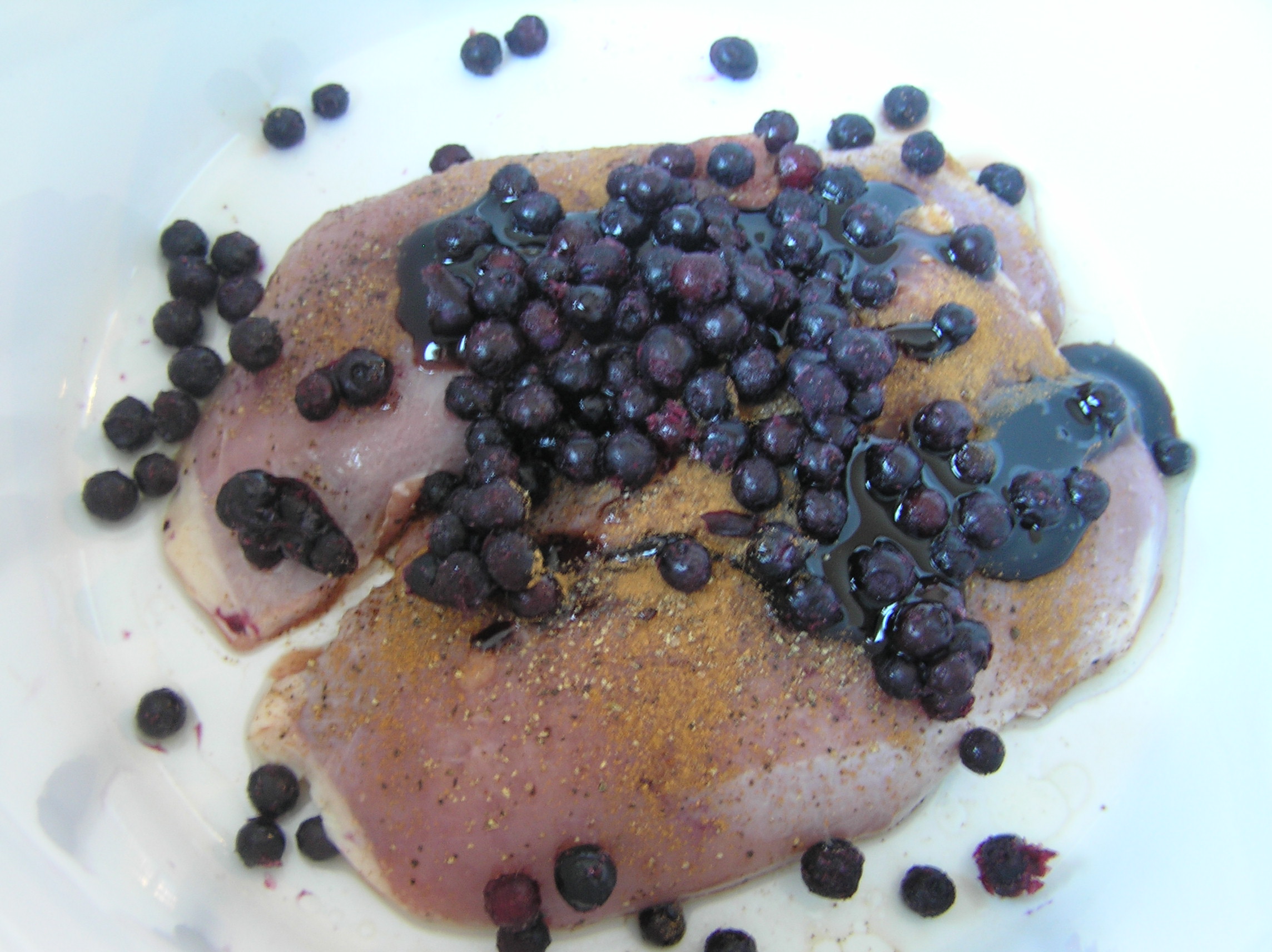 Duck Breasts with Balsamic and Blueberries the zen of slow cooking