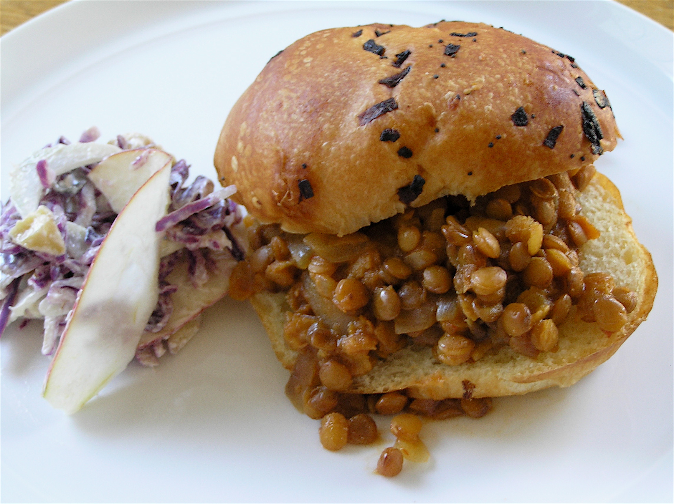 Slow Cooker Lentil Vegetarian Sloppy Joes the zen of slow cooking