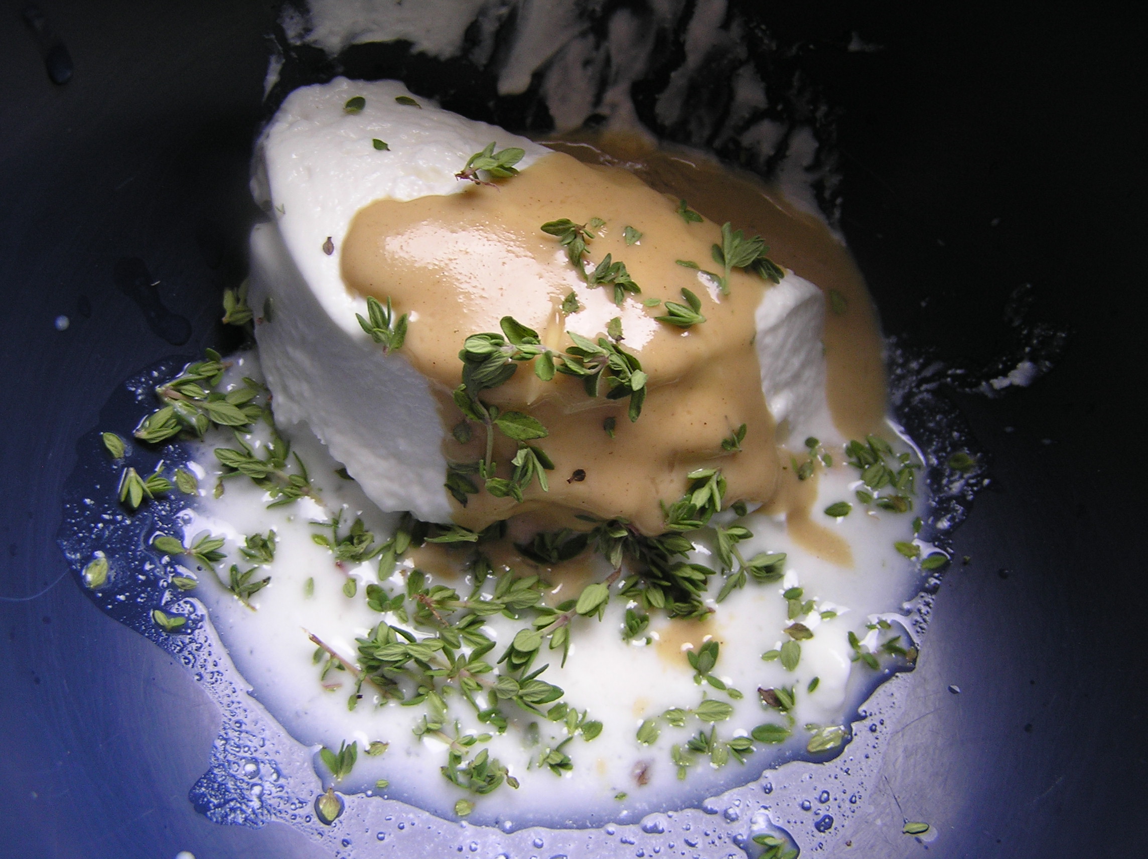 Warm Beet Salad, Thyme & Tahini the zen of slow cooking
