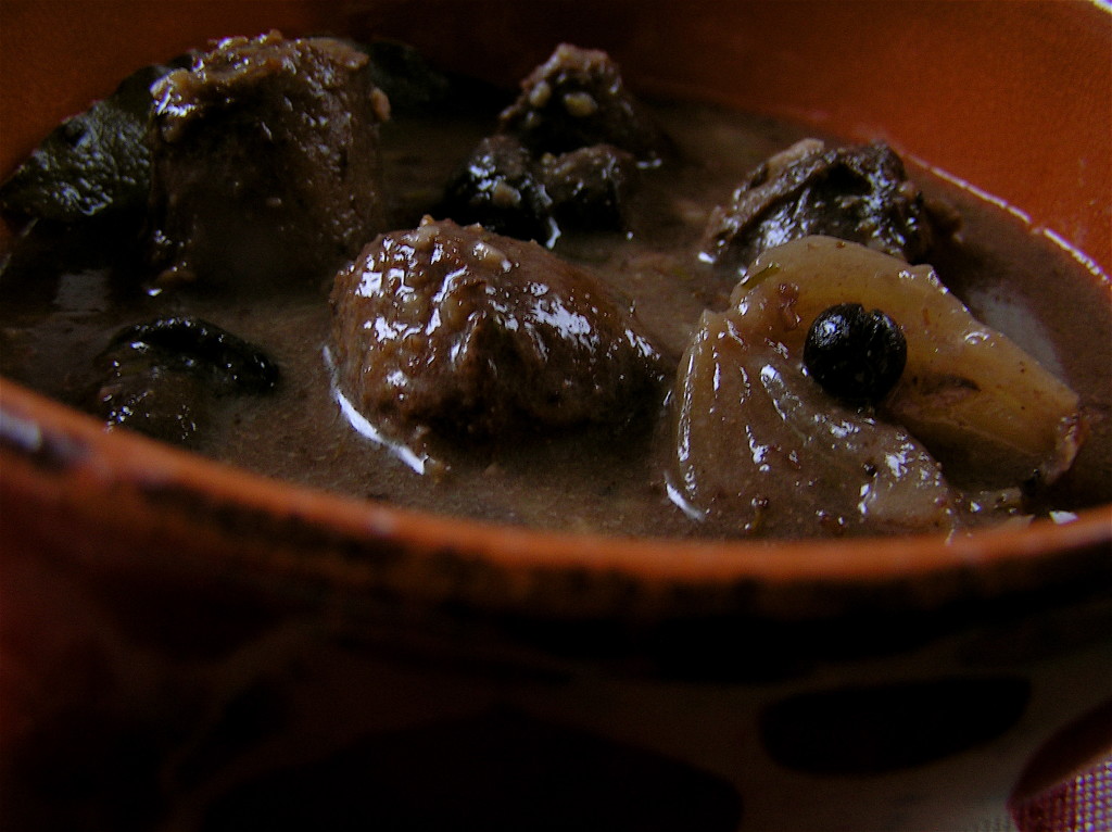 Venison Sausage Casserole with Juniper Berries the zen of slow cooking