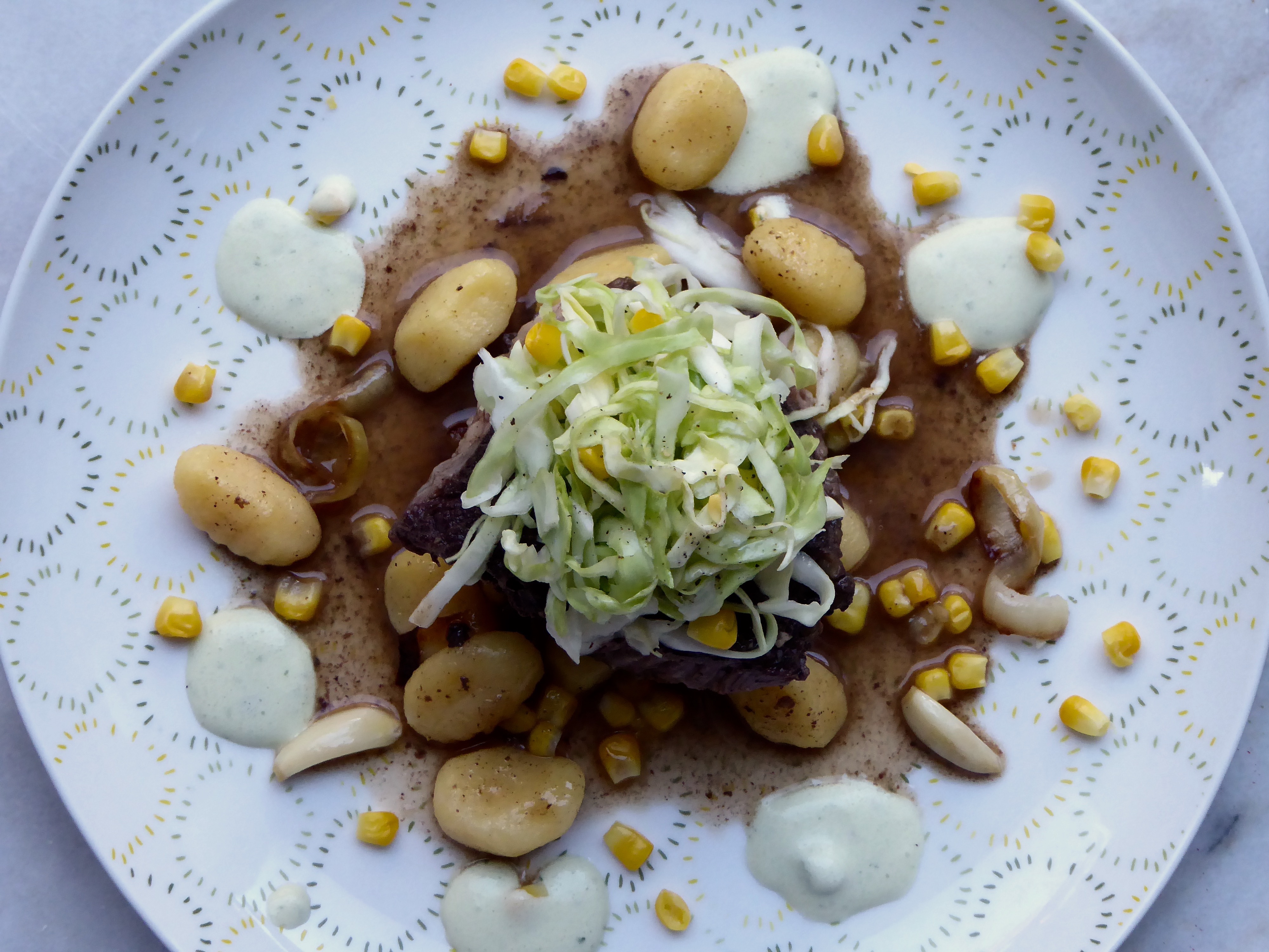 Slow Cooked Beef Cheeks with Gnocchi the zen of slow cooking