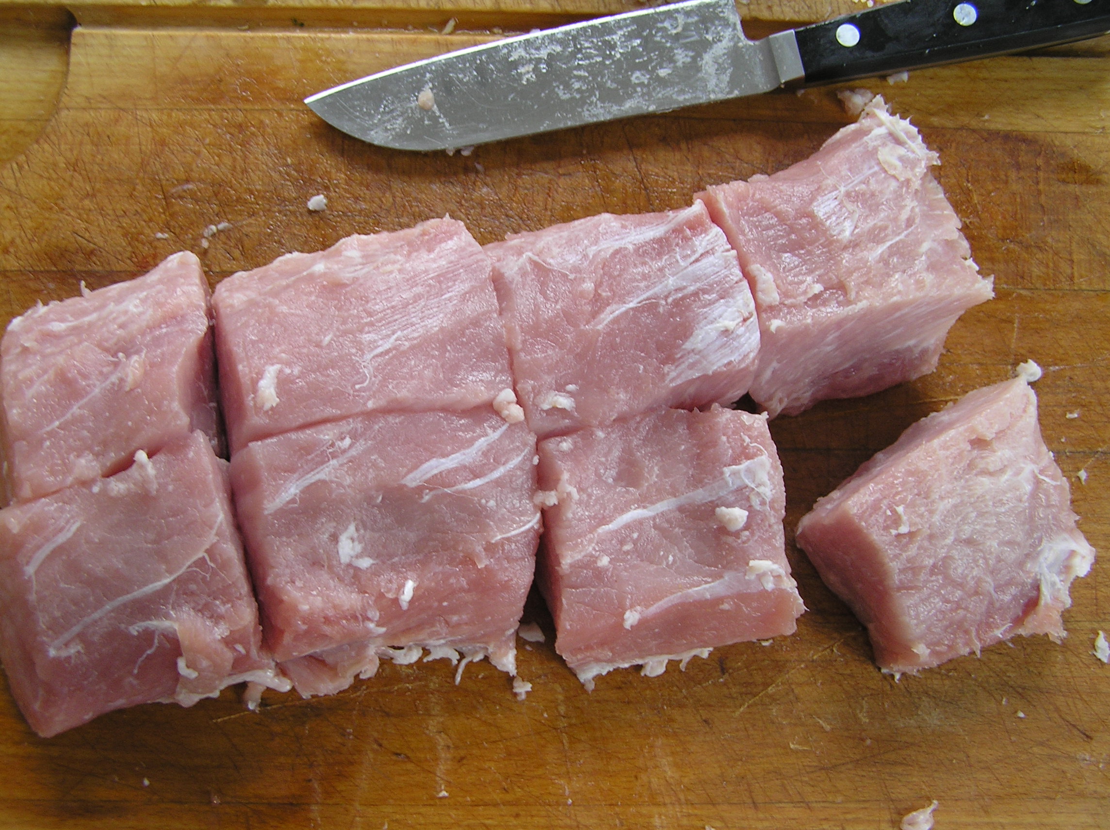 Pork Loin Cut into 2 inch cubes Zen of Slow Cooking Blog